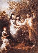 GAINSBOROUGH, Thomas The Marsham Children rdfg oil